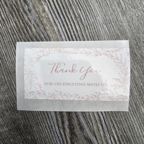 Elegant Thank You Stickers - Picture 1 of 3